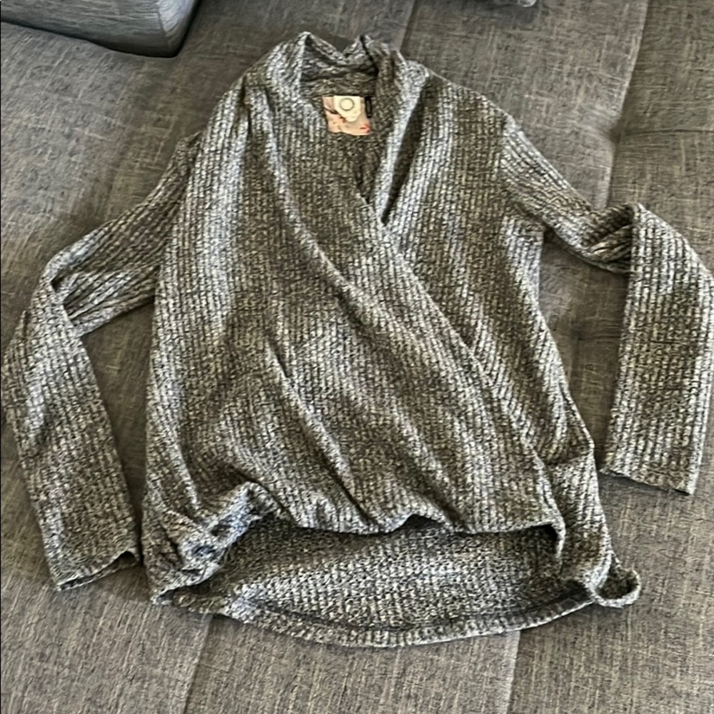 Gray Anthropologie sweater, XXSP